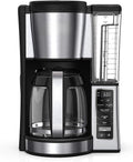 12-Cup Programmable Coffee Brewer, 2 Brew Styles, 60 oz Water Reservoir - Black/Stainless Steel