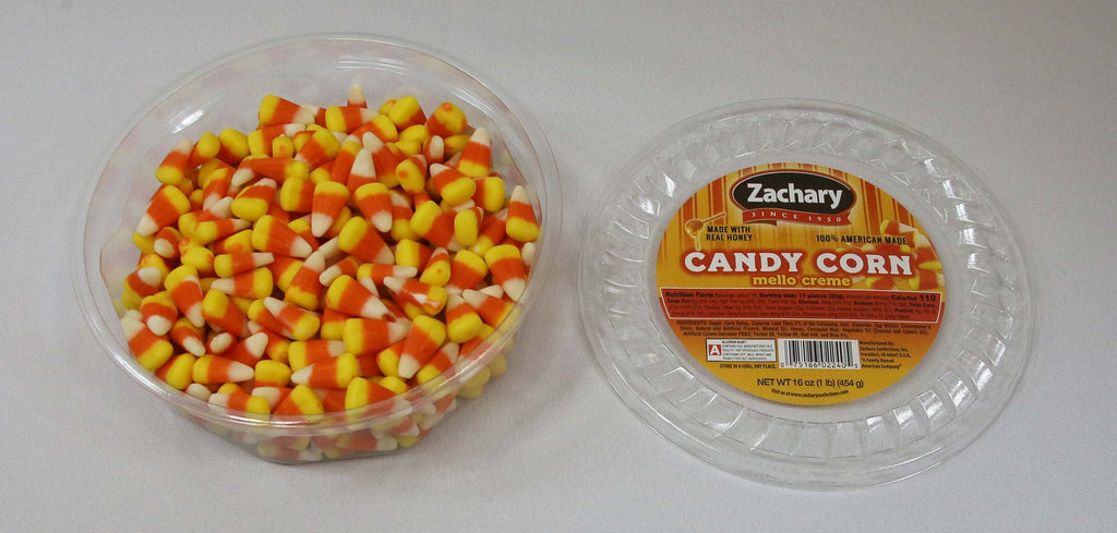 Zachary 16 oz. Candy Corn Tub - Creamy Halloween Candy