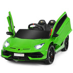 Licensed Lamborghini SVJ Kids Ride-On Car, 12V Battery Powered - Red, White, Black, Green Or Pink