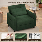 3-in-1 Adjustable Pull-Out Sleeper Sofa Bed With 330 Pounds Capacity