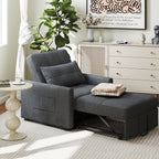 3-in-1 Adjustable Pull-Out Sleeper Sofa Bed With 330 Pounds Capacity