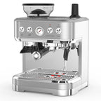 Entcook Espresso Machine With Grinder And Milk Frother, 15 Bar 2.5 L