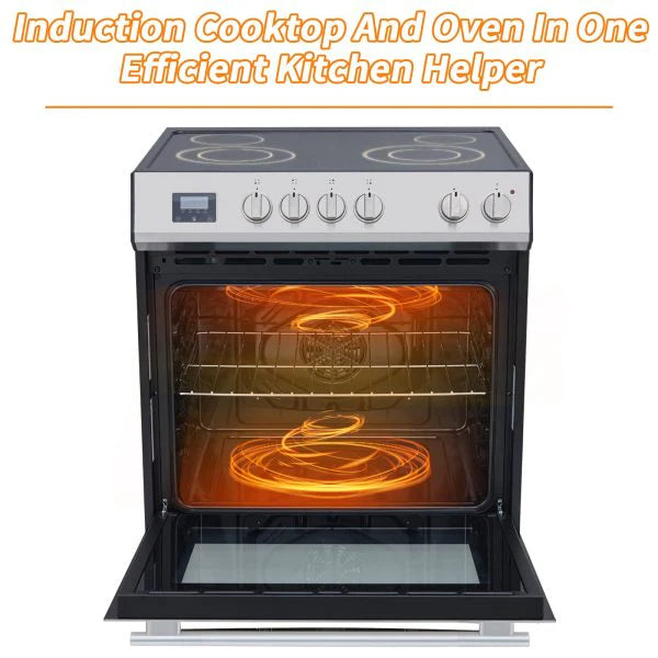 Front Control Electric Range - 5.0 cu. ft., 5 Elements, 240V, Stainless Steel