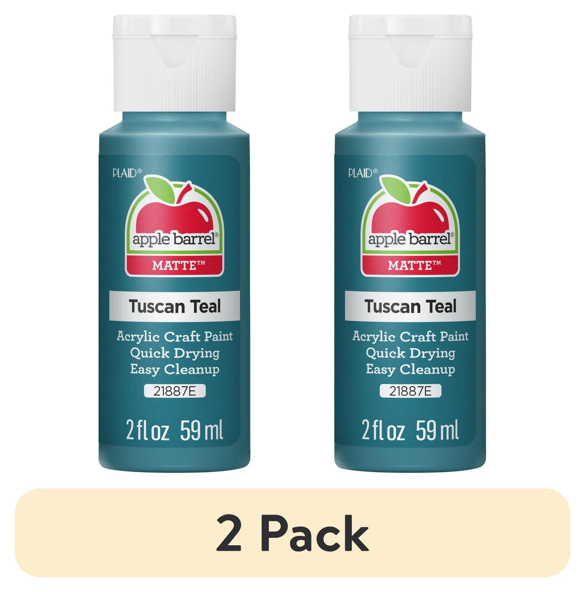 Apple Barrel Acrylic Craft Paint, Matte Finish, 2 fl oz