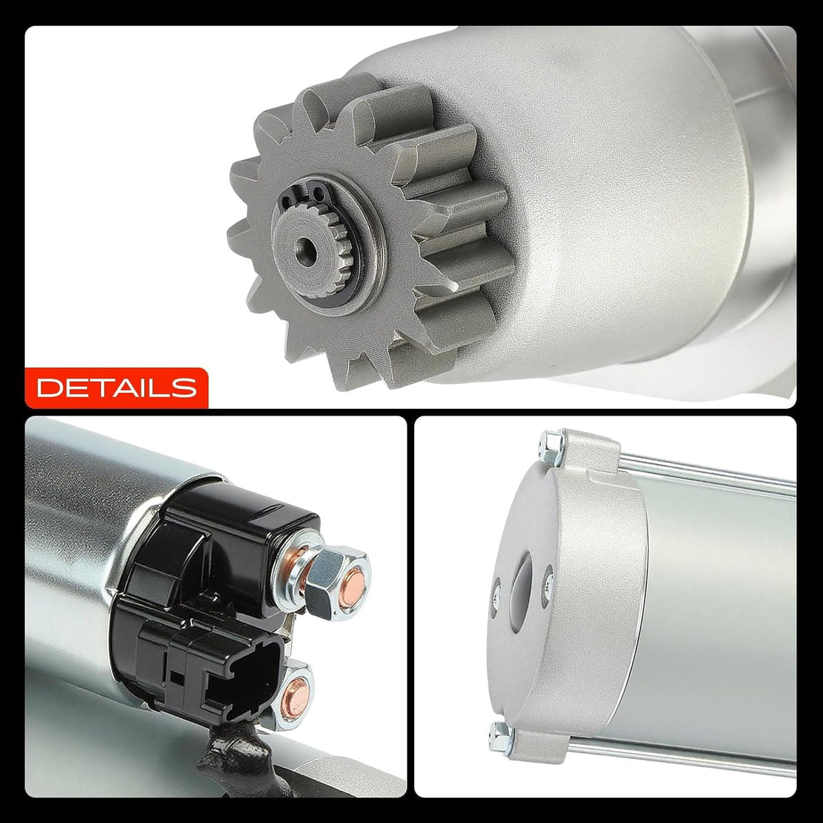 A-Premium Starter Motor Compatible with Toyota, Lexus, Scion & Pontiac - Camry 02-17, RAV4 06-18, Corolla 09-10, Highlander 04-19, Sienna, Matrix