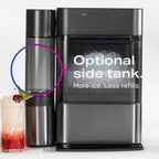 GE Profile Opal 2.0 Countertop Nugget Ice Maker With 0.75 Gallon Tank, 38 lbs/24 Hours, Stainless Steel