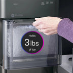GE Profile Opal 2.0 Countertop Nugget Ice Maker With 0.75 Gallon Tank, 38 lbs/24 Hours, Stainless Steel