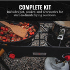 Gas One Propane Double Burner Two Burner Camp Stove Outdoor High Pressure Propane 2 Burner Adjustable PSI Regulator and 4ft Hose With Removable Legs