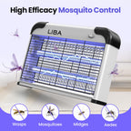 LiBa Bug Zapper 2800V Indoor, with 2 Extra Replacement Bulbs