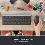 Logitech MK470 Slim Wireless Combo Compact Keyboard and Mouse - Graphite