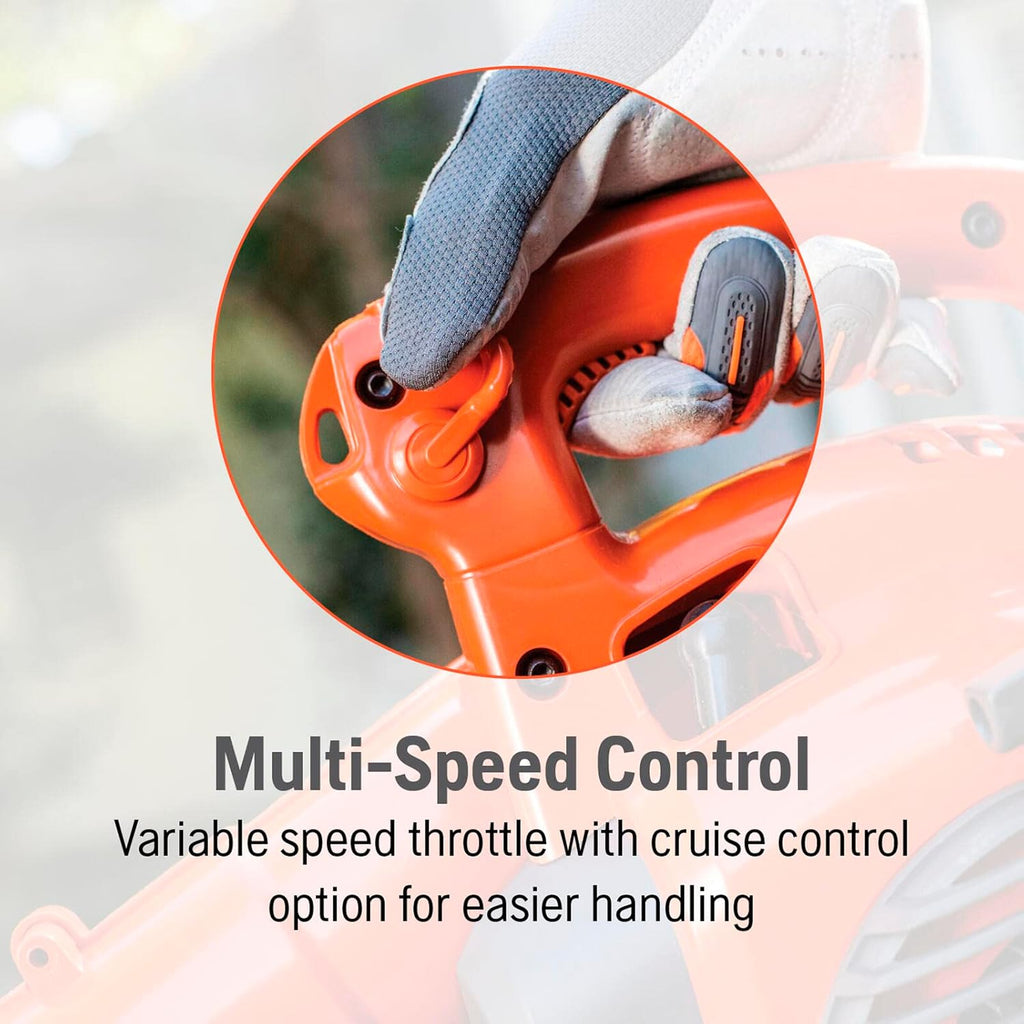 Husqvarna Gas Handheld Leaf Blower 28-cc 1.1-HP 2-Cycle 470-CFM 170-MPH 12.5-N - 125B