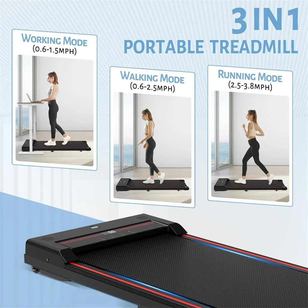 Sperax 3 In 1 Under Desk Walking Treadmill Pad With App