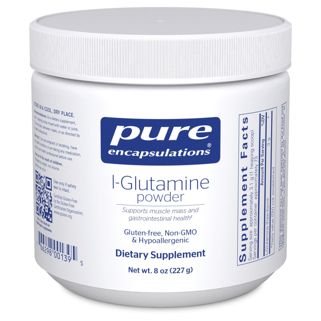 Pure Encapsulations L-Glutamine Powder, 8 Ounces