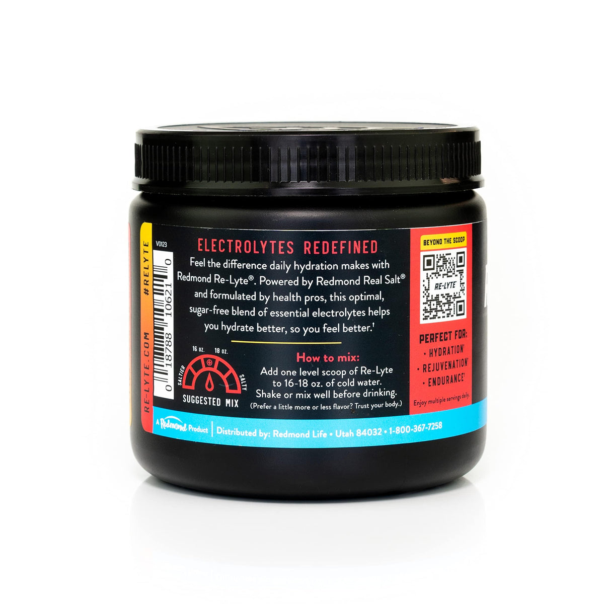 REDMOND Re-Lyte Sugar Free Electrolytes Powder Mix (Strawberry Lemonade)