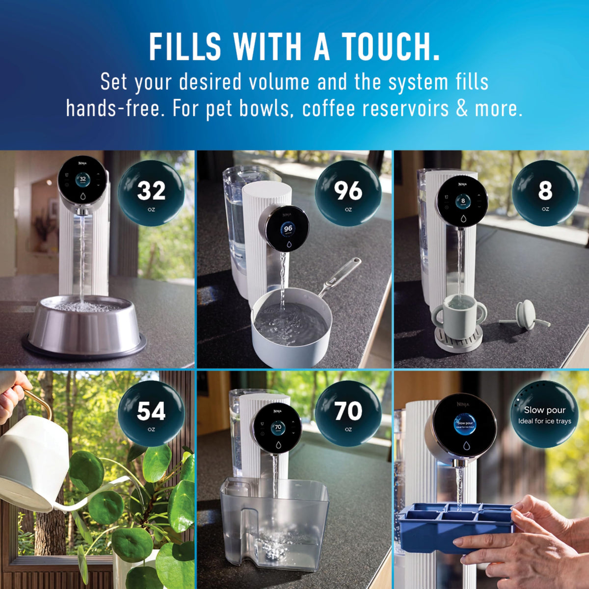 Ninja HydraSense™ Intelligent Water Filtration System, WF1001WH1