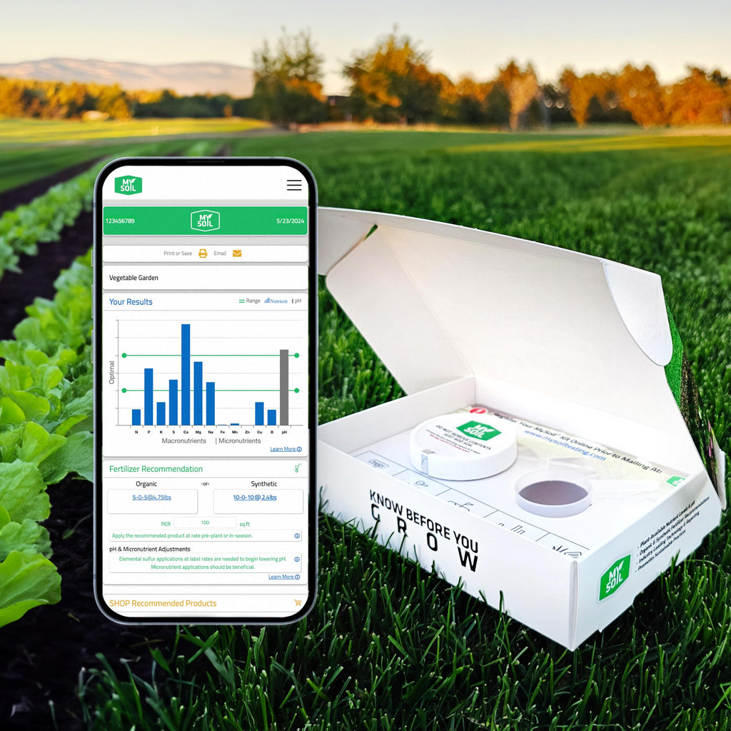 MySoil Soil Test Kit, Unlock Your Lawn & Garden Potential, Complete & Accurate Nutrient and pH Analysis with Recommendations Tailored to Your Soil