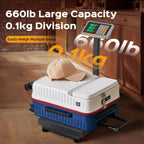 Digital Platform Scale 660LBs Heavy Duty Floor Scale KG/LB Switchable Postal Shipping Scale for Weighing Packages, Luggage, Suitcases, Boxes