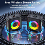 Karaoke Machine for Adults with 3 Wireless Microphones, 300W PA System