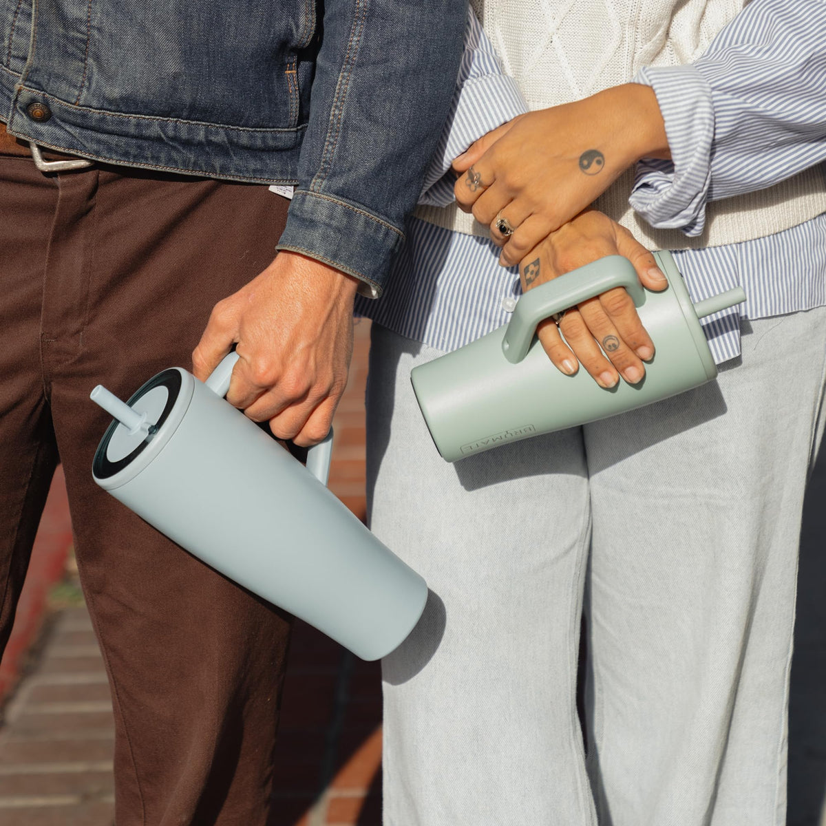 BrüMate Era 40 oz Tumbler with Handle & Straw | 100% Leakproof Insulated Water Bottle Tumbler with Lid & Flexible SoftSip Straw | Made of Stainless