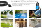 FOTING 1HP Sump Pump 4600GPH Clean/Dirty Submersible Water Pump