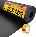 Armor All Garage Floor Mat 17' x 7'4", Waterproof Garage Flooring, USA Made