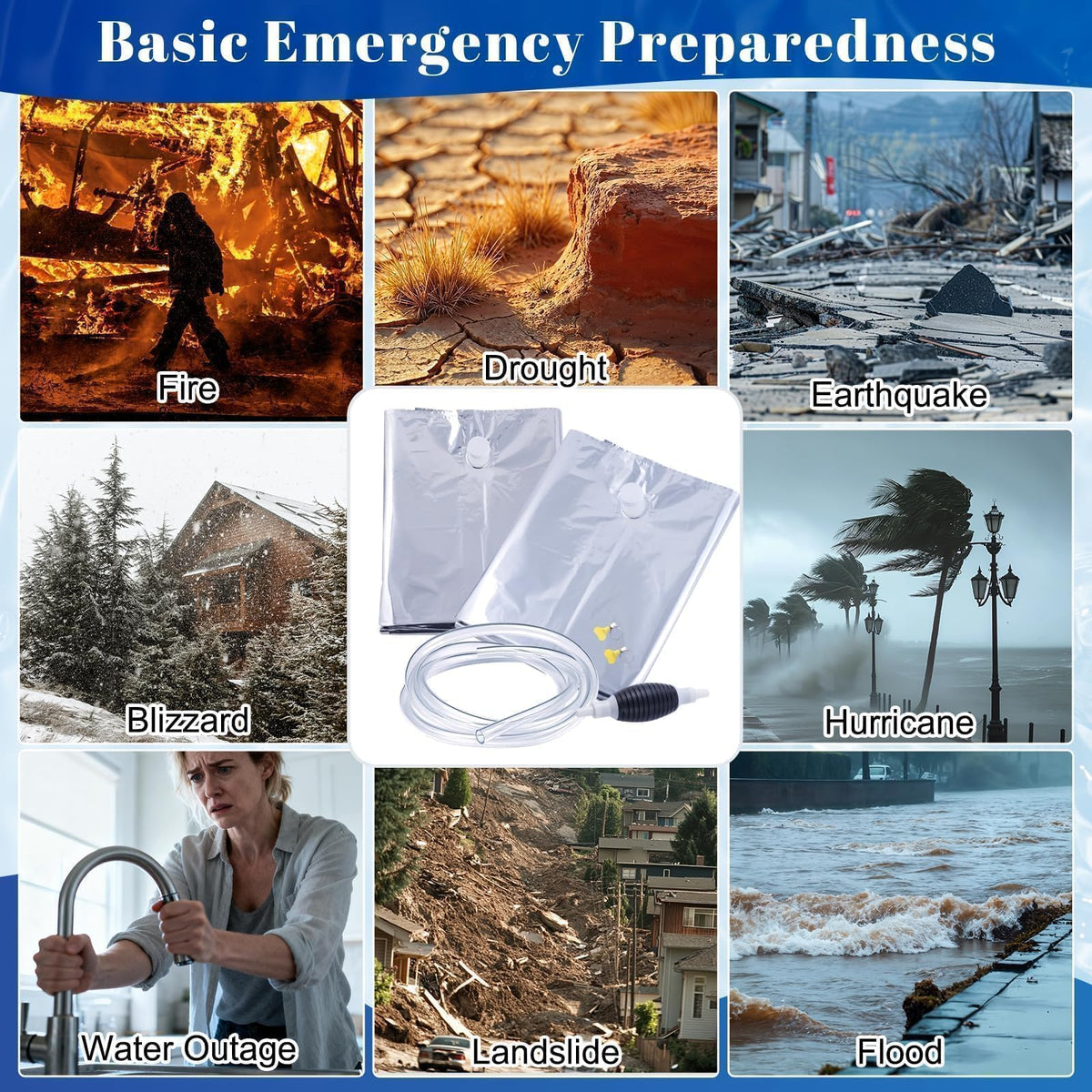 116 Gallon Aluminum Foil Emergency Water Storage