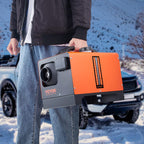 VEVOR Diesel Heater, 12V All-in-one Diesel Air Heater with Remote Control and LCD Display, 5L Fuel Tank Fast Heating Portable Diesel Parking Heater