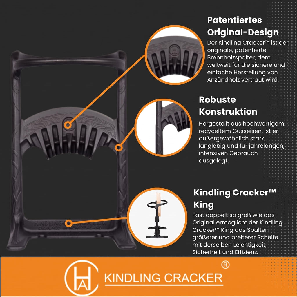 Kindling Cracker King XL Cast Iron Kindling Splitter, 9in. Opening