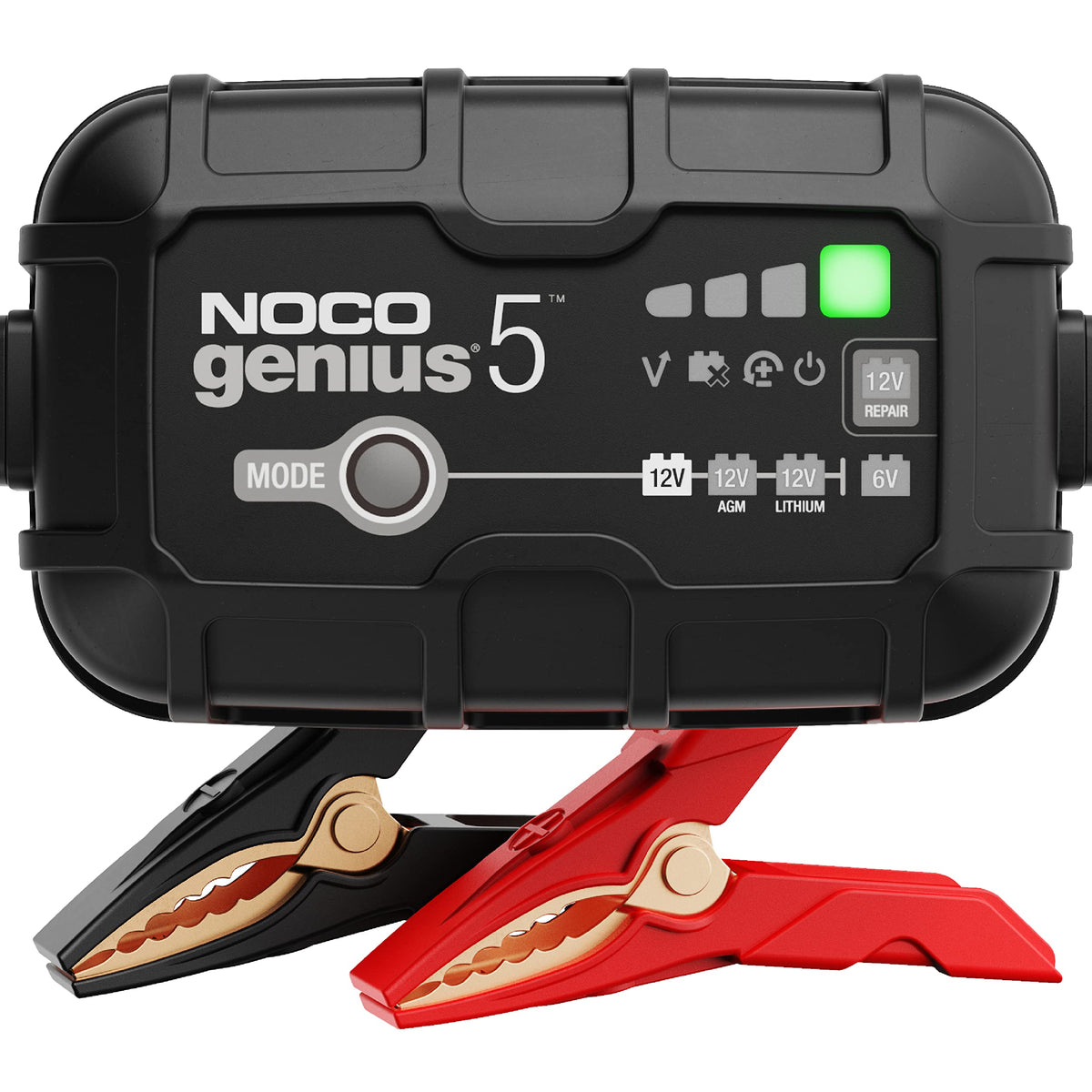 NOCO GENIUS5 5A 6/12V Smart Battery Charger, Trickle Charger & Maintainer
