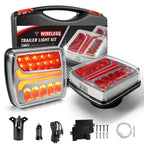 CD033 Magnetic Wireless Trailer Lights, LED Tow Light Kit