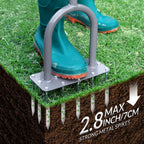 Walensee Aerator Lawn Tool, 15-Spike Manual Lawn Aerator Tool for Yard