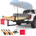Mockins 2-in-1 All-Weather 750 Lbs Capacity Truck Bed Extender Hitch Mount