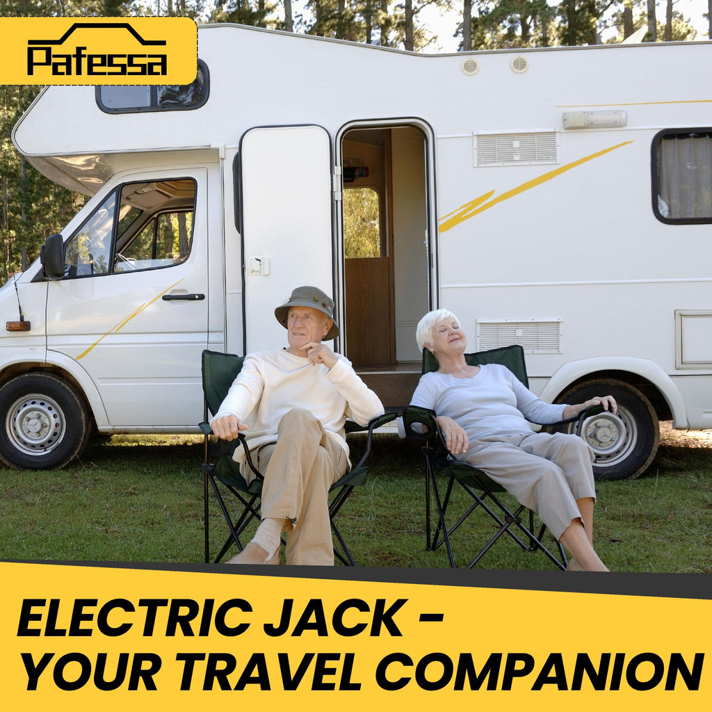 12V Electric Tongue Jack 3500lb A-Frame Heavy Duty Trailer Jack 18” Travel Add 4.5” with The Drop Foot & LED Light for Travel Trailer Camper