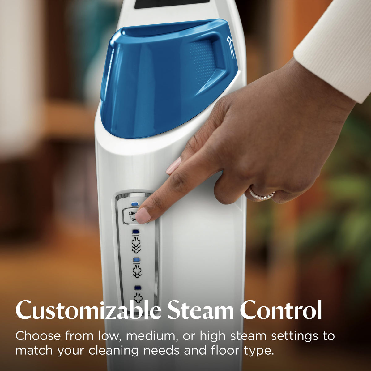BISSELL Steam Mop 1940A PowerFresh Floor Steam Cleaner for Hard Wood & Tile with Natural Sanitization, Easy Scrubber, Variable Steam, 12” Cleaning