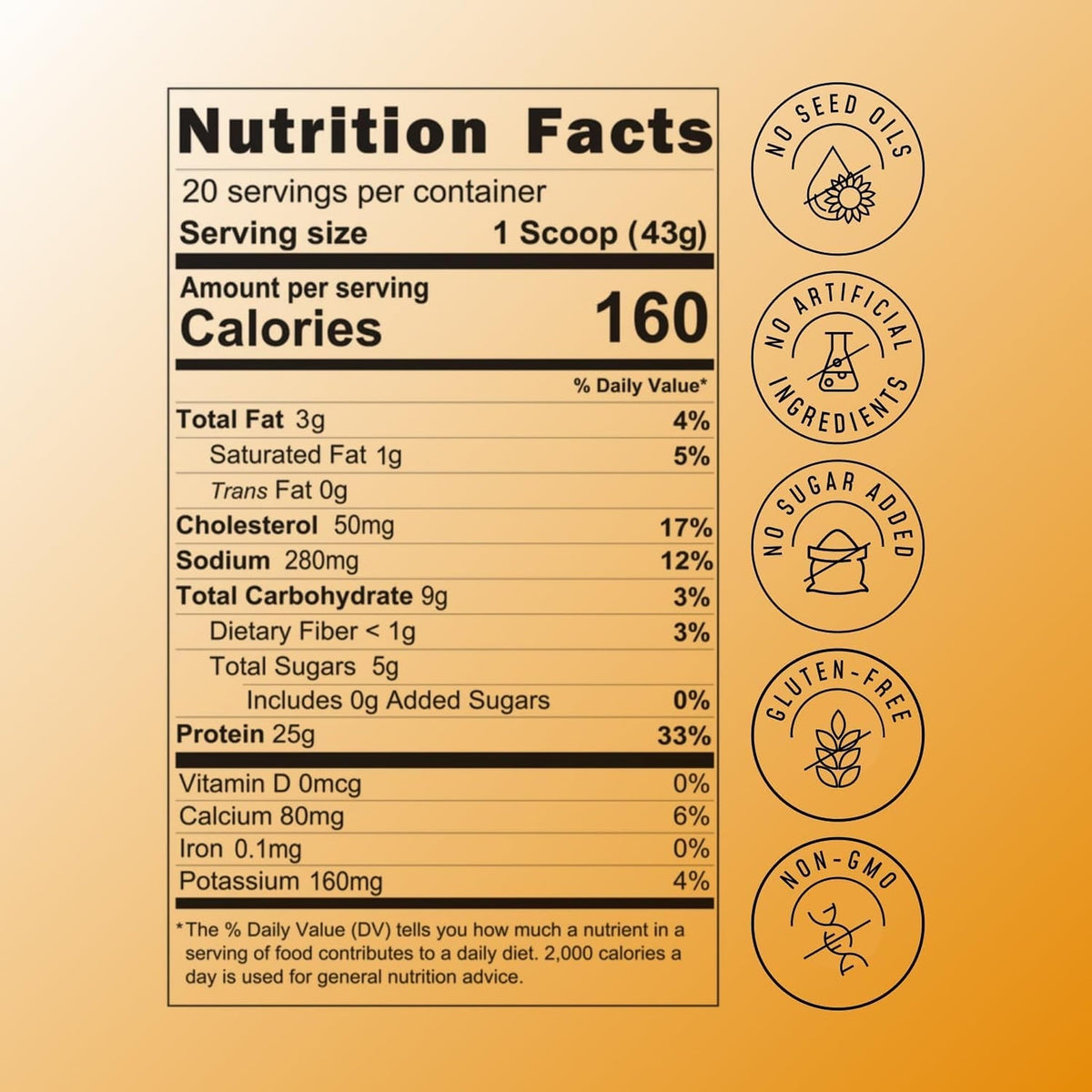 FlavCity All-in-One Protein Smoothie Powder, Vanilla, 20 Servings