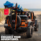 Mockins 2-in-1 All-Weather 750 Lbs Capacity Truck Bed Extender Hitch Mount