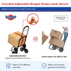 Shopping Cart, Super Loading Stair Climber 220 lbs Capacity, Grocery Foldable Trolley with Extra Large Shopping Bag Laundry Utility Cart with