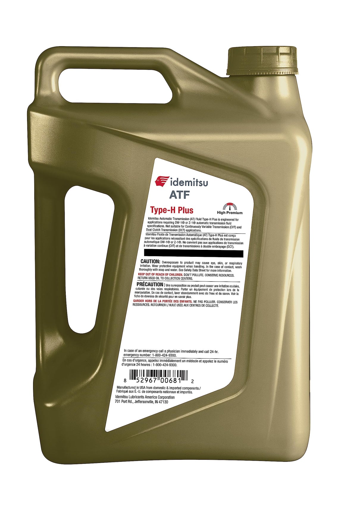Idemitsu ATF Type H-Plus Transmission Fluid – 5 Quart