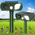 Solar Ultrasonic Animal Repellent, Deer Repellent Devices Waterproof, Cat Repellent Outdoor with Motion Detection Squirrel Skunk Rabbit Dog Raccoon