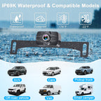 HD 1080P 7 Inch Wireless Backup Camera for Truck: 15-Min Easy to Install