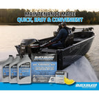 Quicksilver 4-Stroke Oil Change Kit – for Mercury Outboard Engines – 15, 20, 25, 30, 40, 50, 60, 75, 90, 115, 150, 175, 200, 225, 250, 300, 350, 400