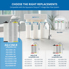 Aquasana® AQ-5300+R Genuine Replacement | 3-Stage Max Flow | AQ-C3M-R