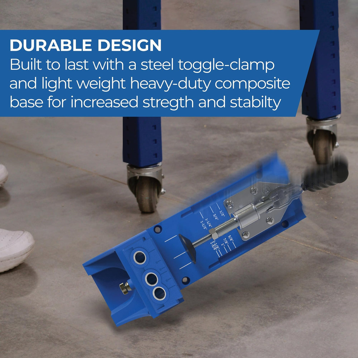 Kreg Pocket Hole Jig K4, Woodworking Jig, Durable & Convenient