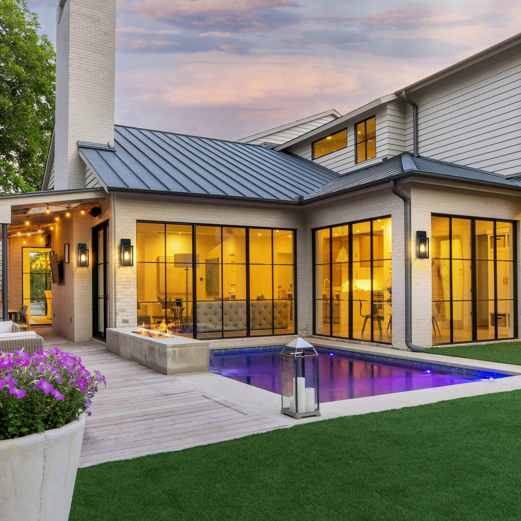 Outdoor Wall Light Fixtures, Modern Black Exterior Wall Lanterns