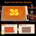 FYY Warming Mat for Food 24"x15", Rapid and Full Surface Heating Gray