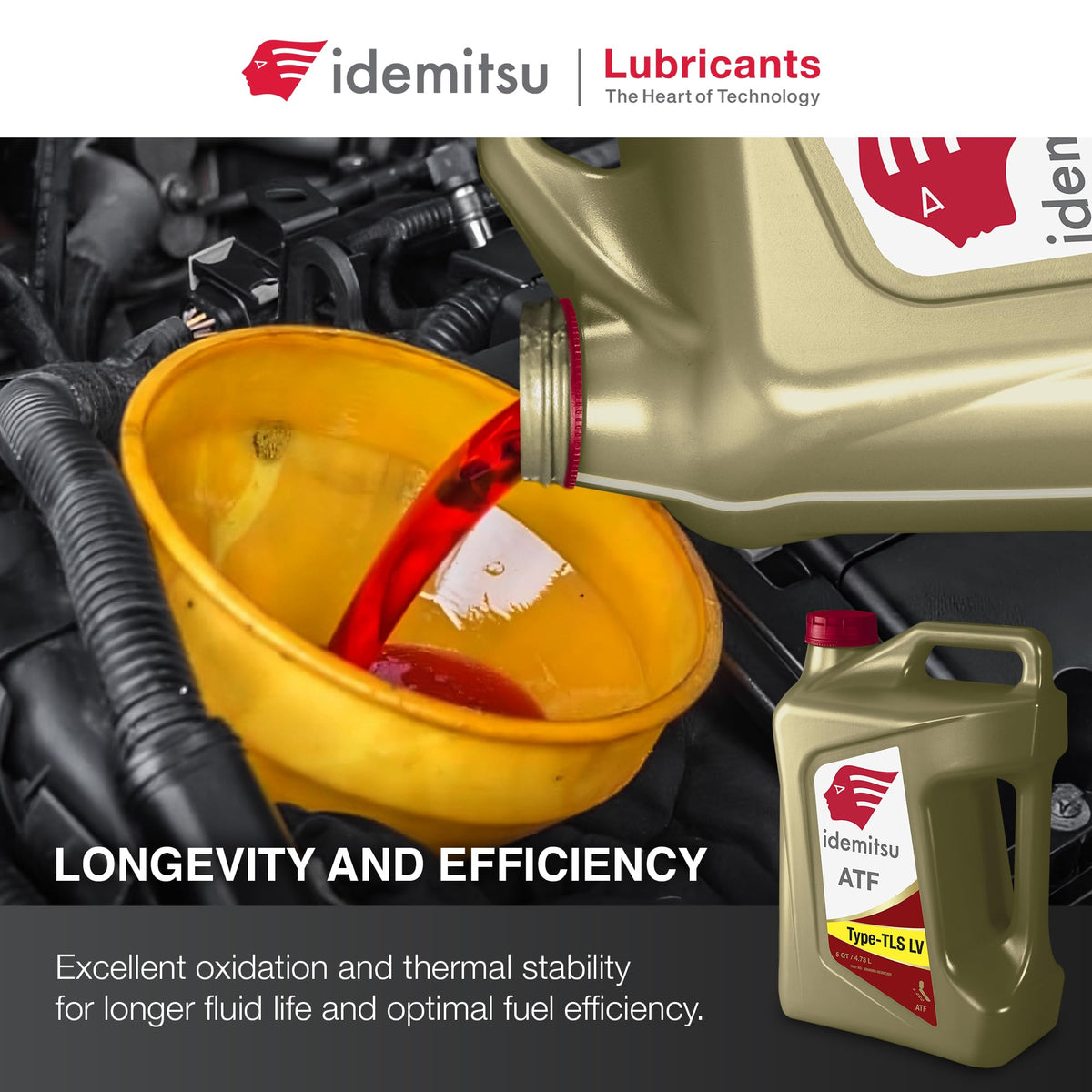 Idemitsu ATF Type TLS-LV (WS) Transmission Fluid – 5 Qt