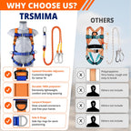 Safety Harness Fall Protection Kit: Full Body Roofing harnesses