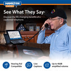 Hamilton CapTel 2400iSPNBT Large Touch Screen Captioned Telephone