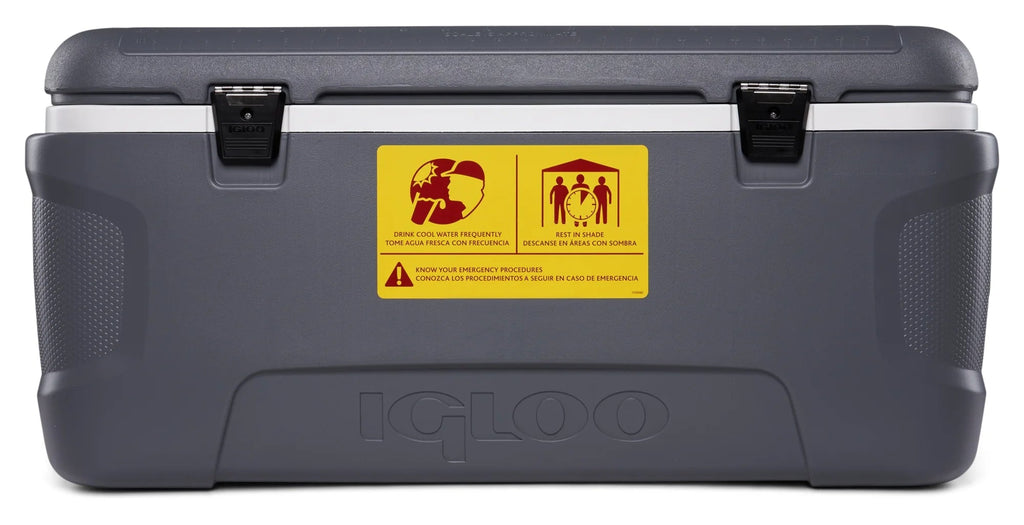 Igloo Workman Series Chest Cooler, 120 qt, Gray