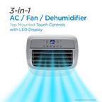 8,000 BTU Portable Air Conditioner - Up To 350 Sq. Ft.